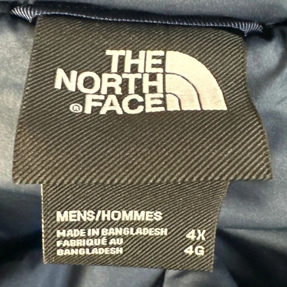 The North Face Mens Big Aconcagua 3 Jacket Summit Navy Puffer NF0A84KG 4X NEW